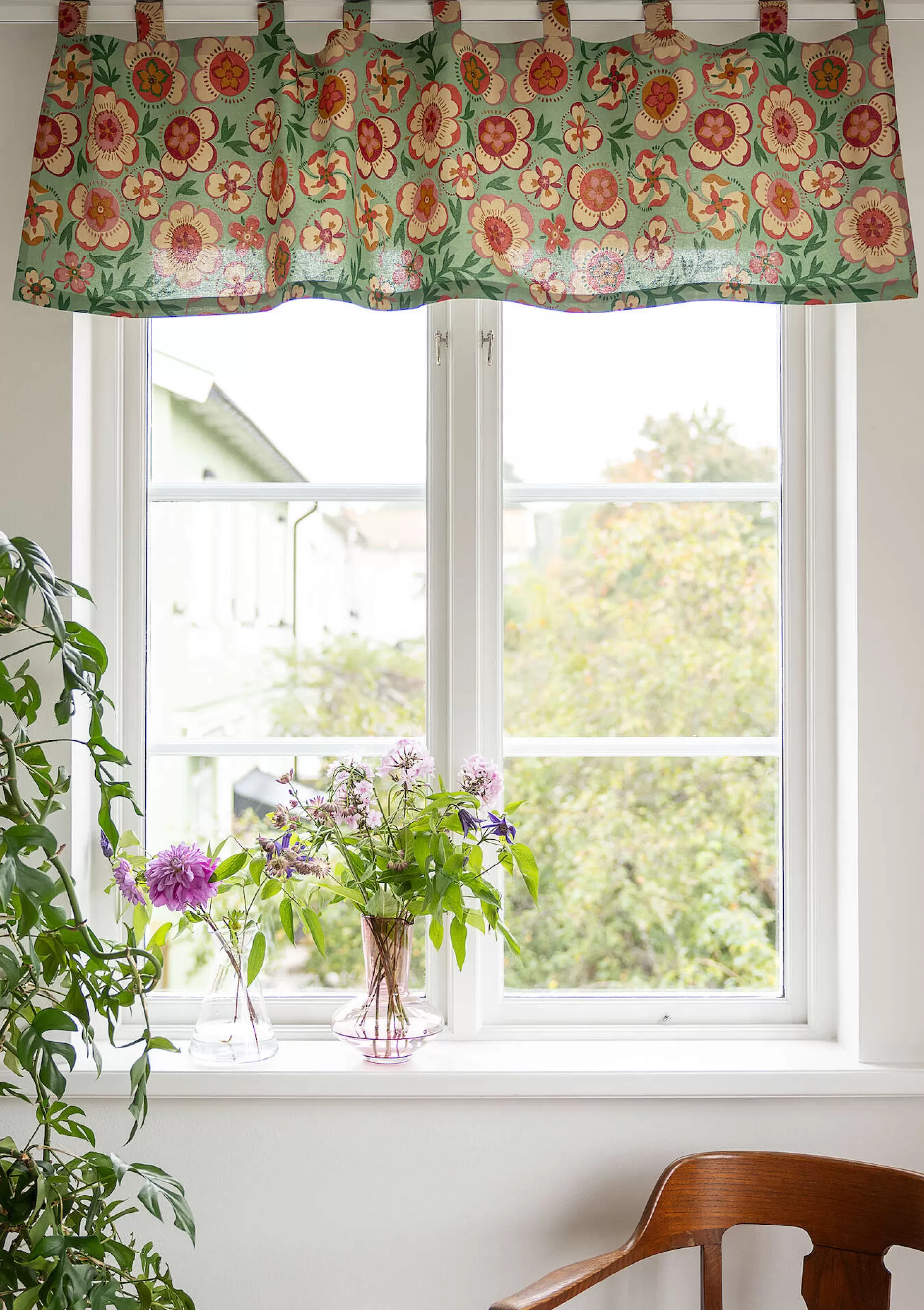 Online Kaffeehausgardine Desert Bloom Aus Bio-Baumwolle Gardinen