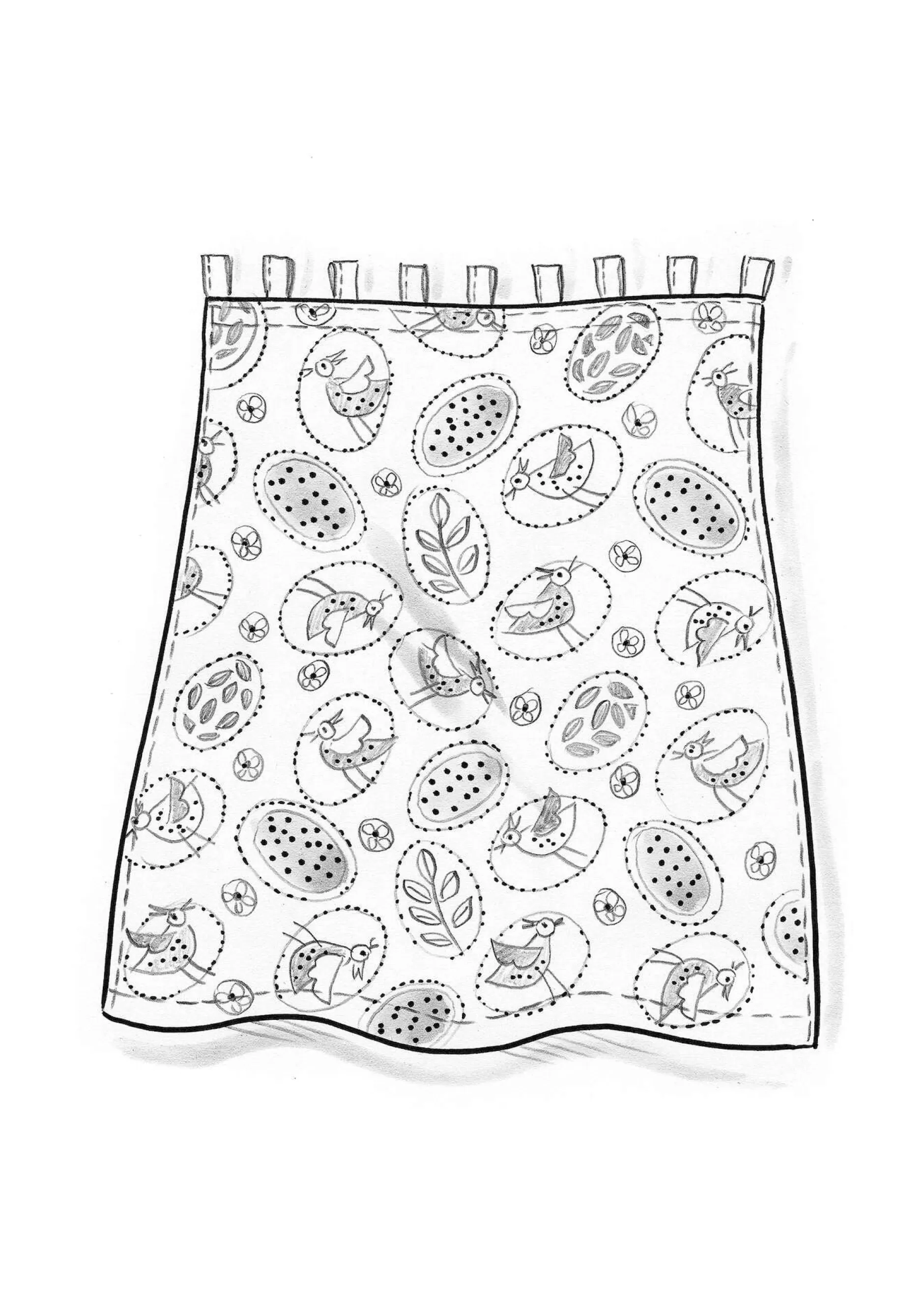 Flash Sale Kurze Gardine Nest Aus Bio-Baumwolle Gardinen | Heimtextilien