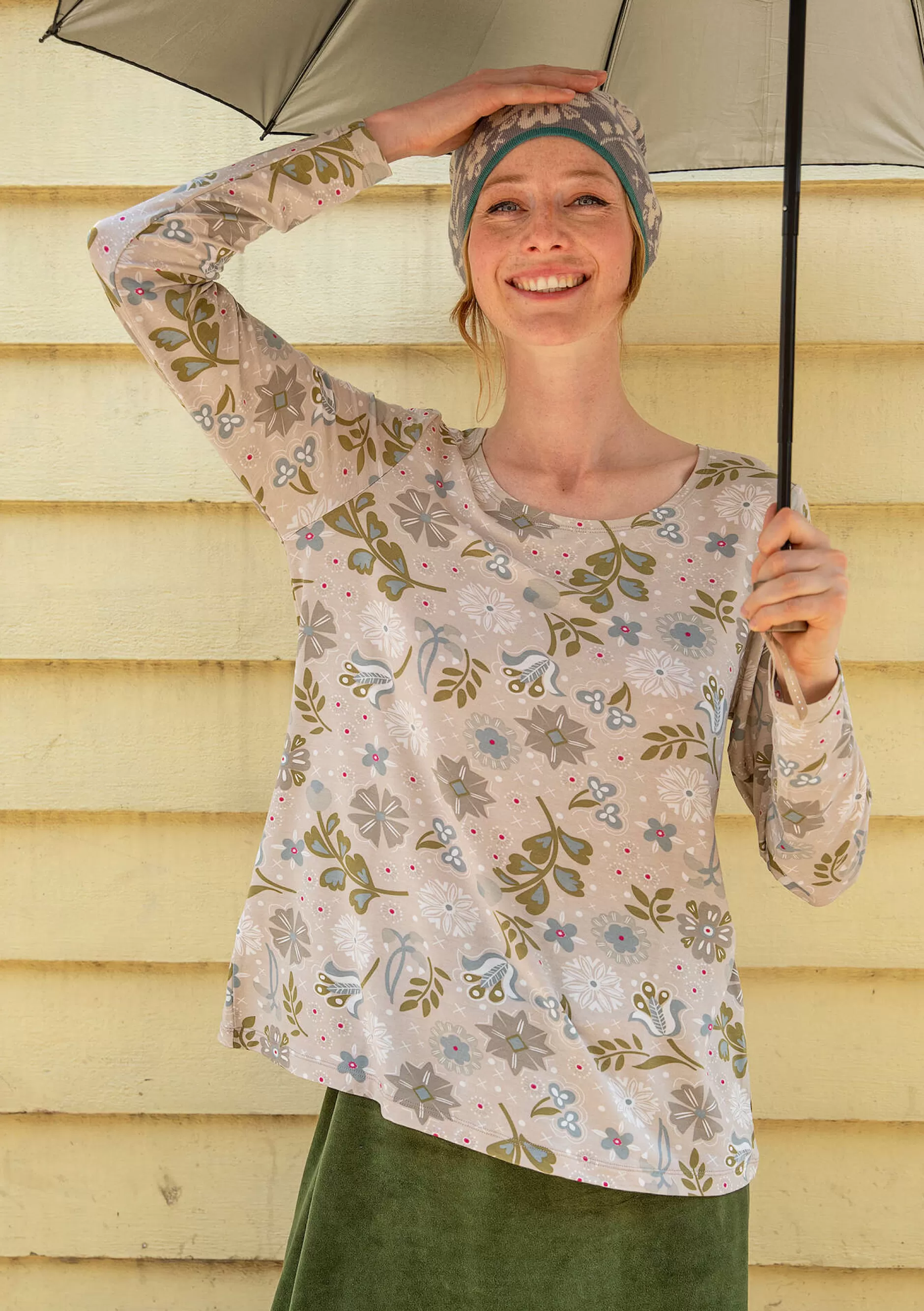 Fashion Shirt Mongolia Aus Lyocell/Elasthan Pullover & Shirts | Blumenkleidung